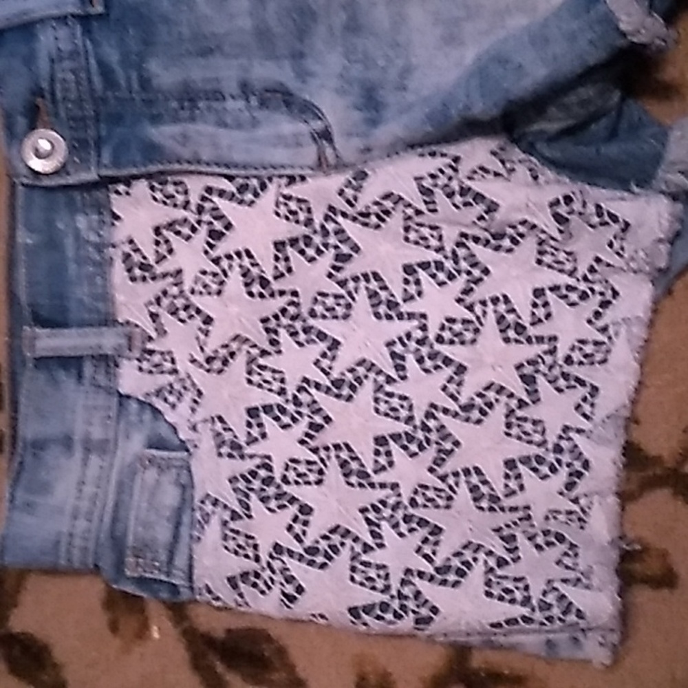 Jordache SIZE 10 Girls Blue Denim Shorts - Picture 2 of 7